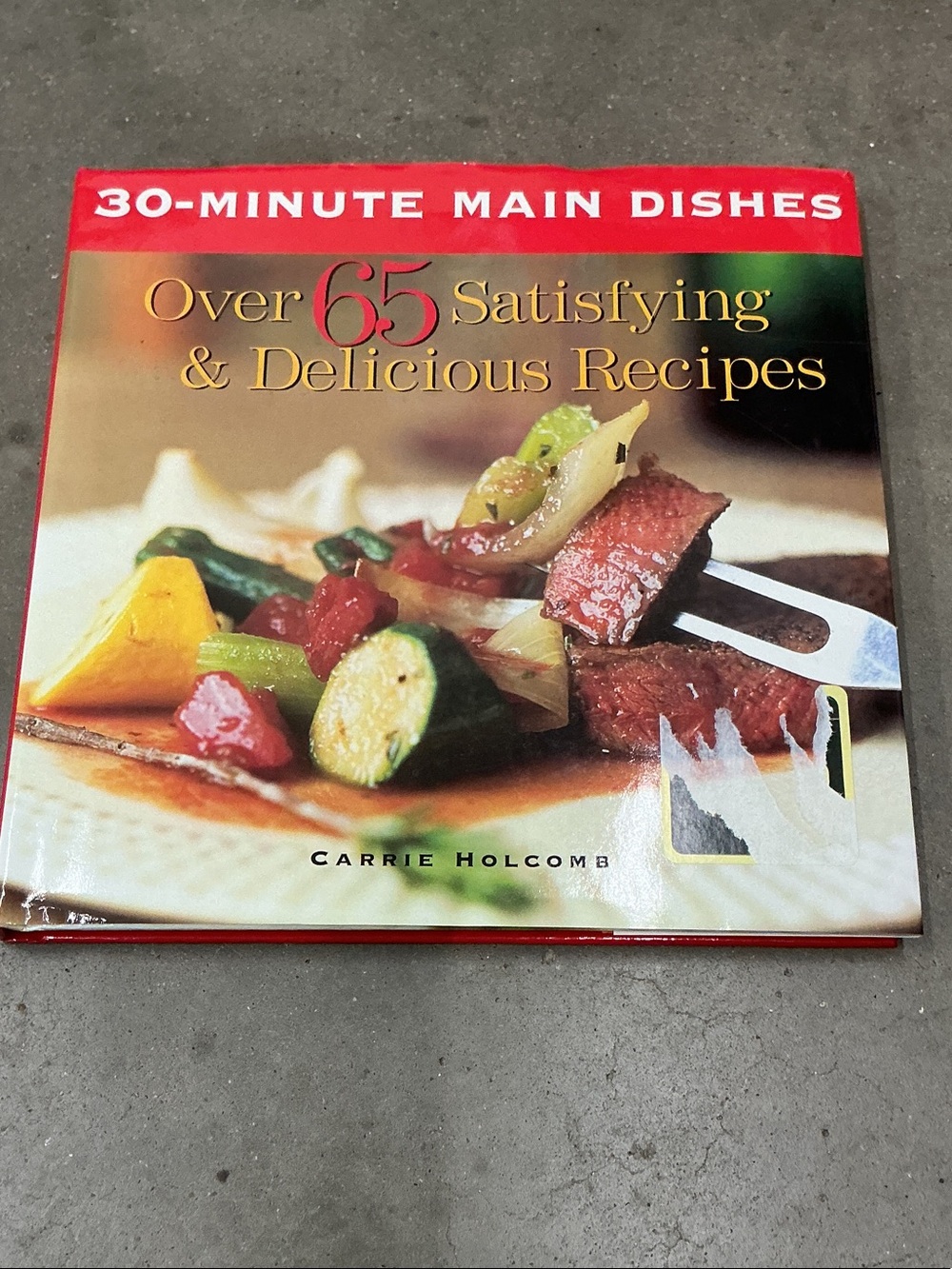 30-Minute Main Dishes Cookbook by - Red Cover